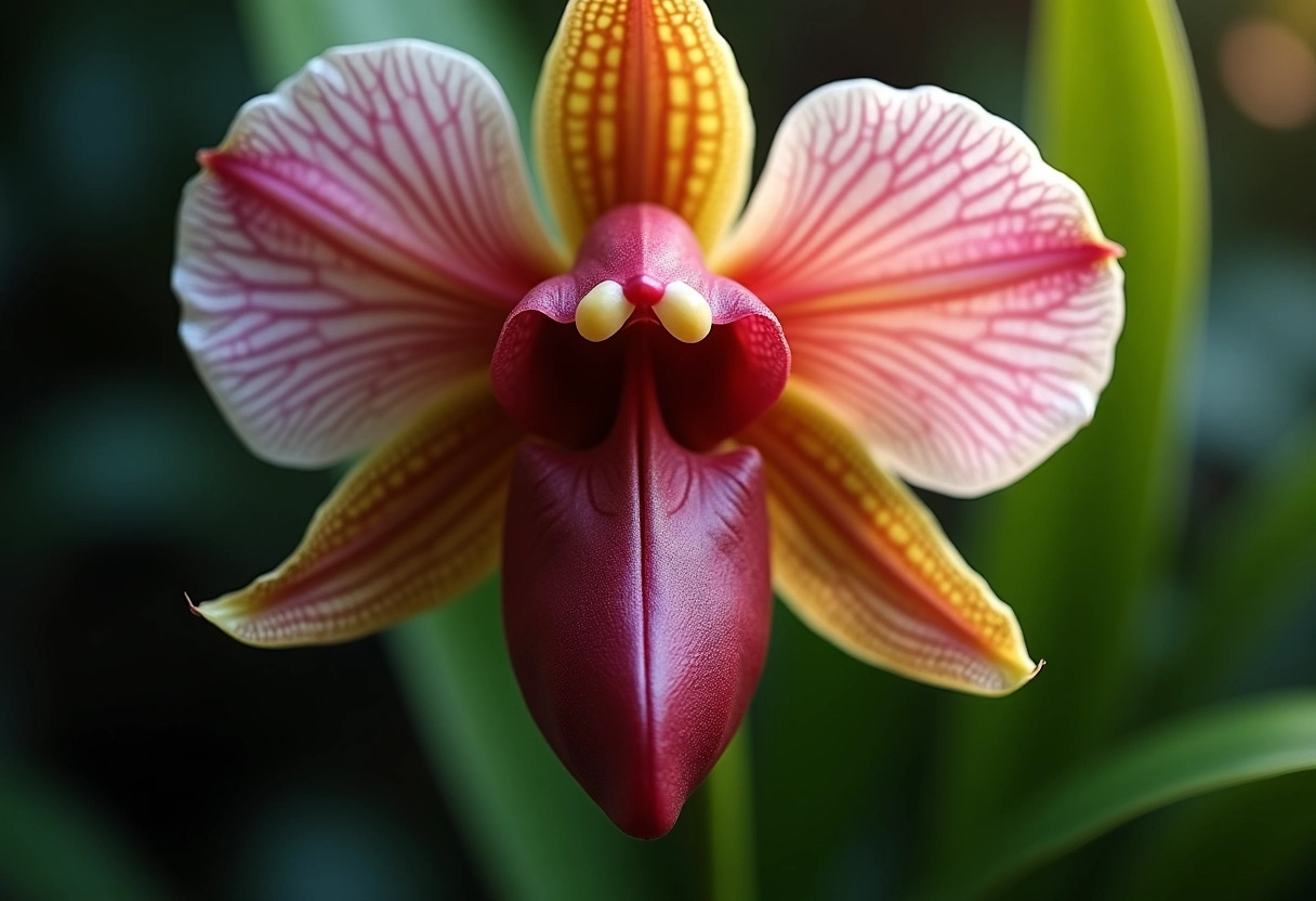 orchidée tête de singe