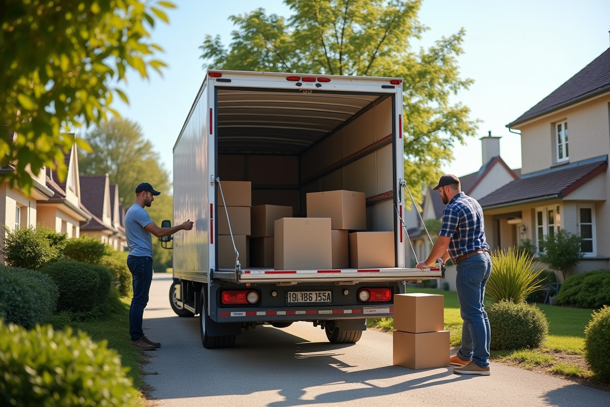 camion de déménagement